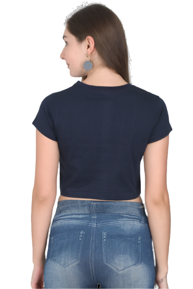 Vintage Tablecloth Cropped Tshirt